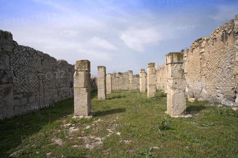 A basilica in Bulla Regia, Tunisia. Artist: Samuel Magal