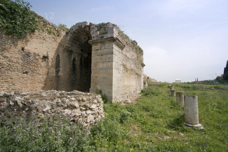 The gate at Bulla Regia, Tunisia. Artist: Samuel Magal