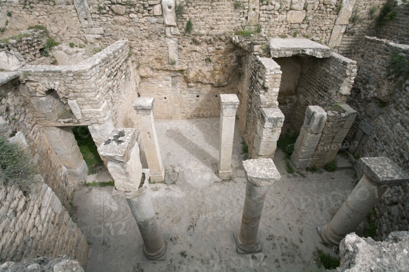 The House of the Hunting Scene, Bulla Regia, Tunisia. Artist: Samuel Magal