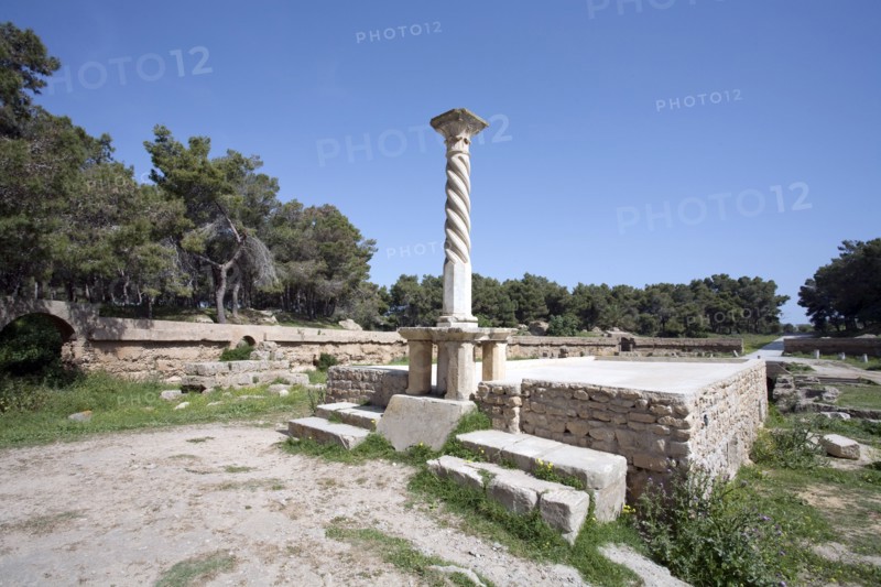 The amphitheatre at Carthage, Tunisia. Artist: Samuel Magal