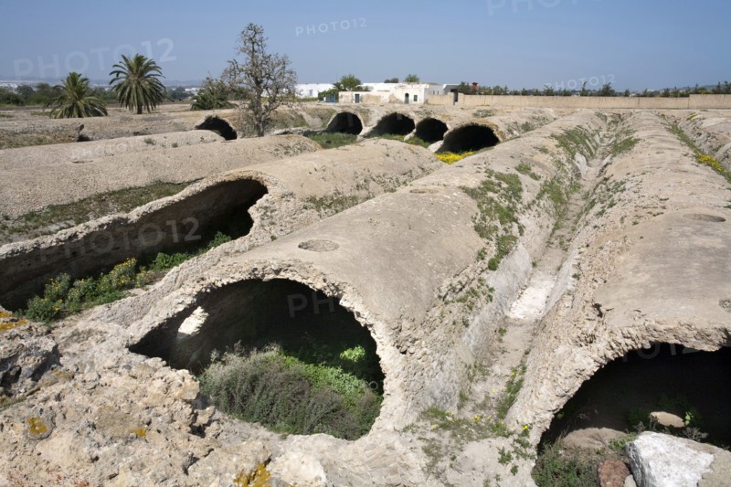 The La Malga cisterns at Carthage, Tunisia. Artist: Samuel Magal