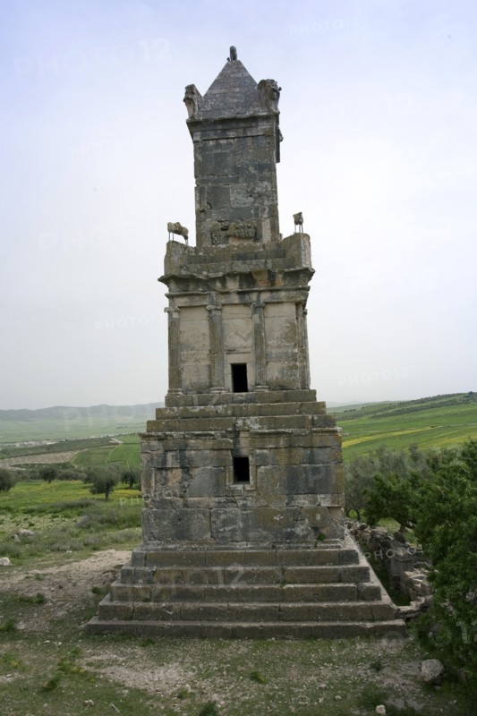 The Mausoleum of Ateban, Dougga (Thugga), Tunisia. Artist: Samuel Magal