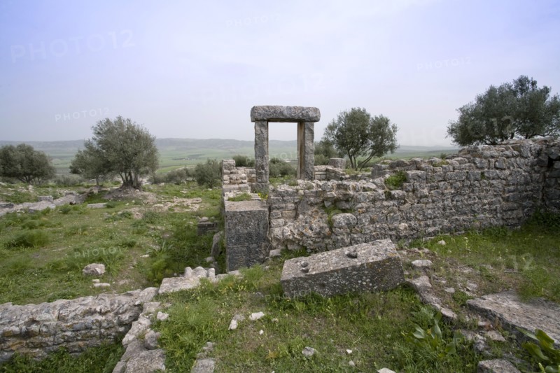 The Temple of Pluto, Dougga (Thugga), Tunisia. Artist: Samuel Magal
