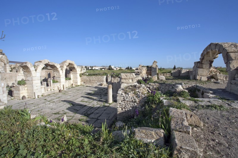 The Northern Baths of Maktaris, Tunisia. Artist: Samuel Magal