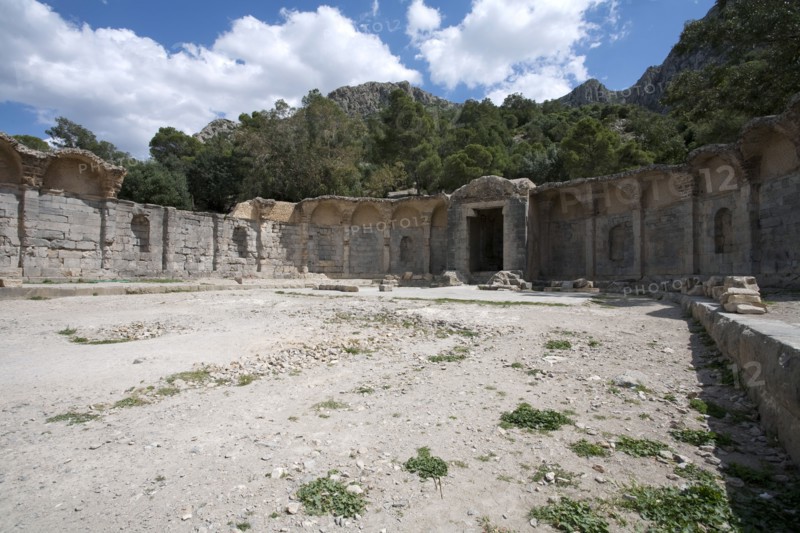 A temple in Zaghouan, Tunisia. Artist: Samuel Magal