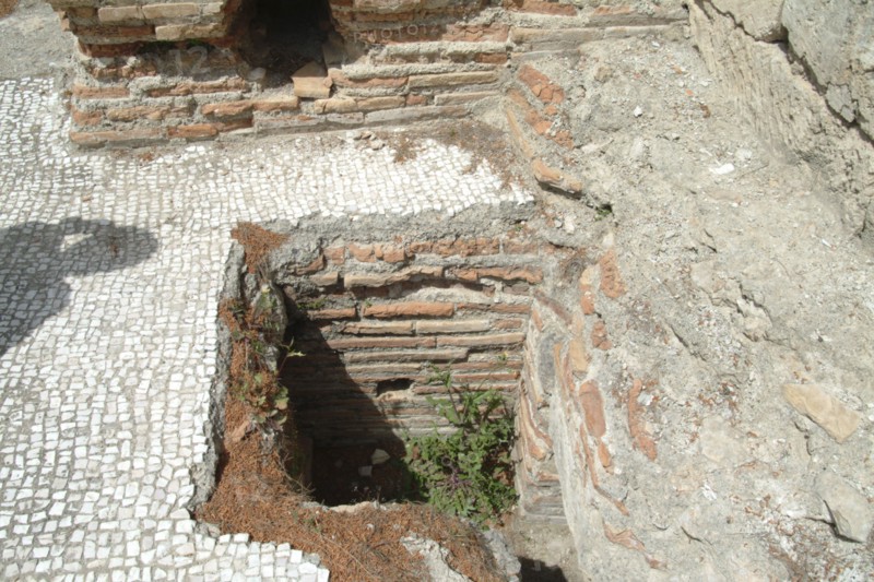 The baths at Isthmia, Greece. Artist: Samuel Magal
