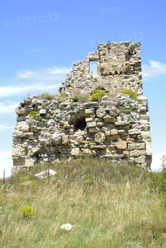 A tower in Amphipolis, Greece. Artist: Samuel Magal