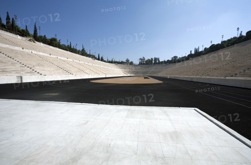 A Roman stadium, Athens, Greece. Artist: Samuel Magal