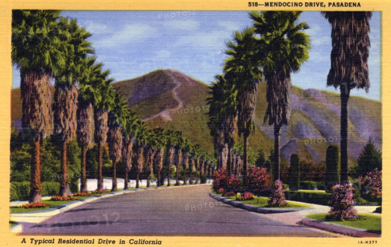 Mendocino Drive, Pasadena, California, USA, 1931. Artist: Unknown