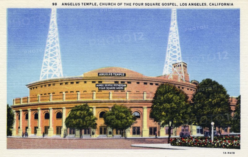 Angelus Temple of the Foursquare Gospel, Los Angeles, California, USA, 1931. Artist: Unknown