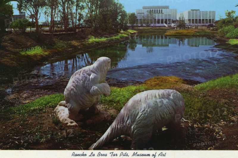 Rancho La Brea Tar Pits, Hancock Park, Los Angeles County Museum of Art. Artist: Unknown