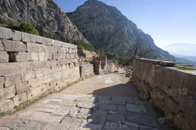 The Sacred Way, Delphi, Greece. Artist: Samuel Magal