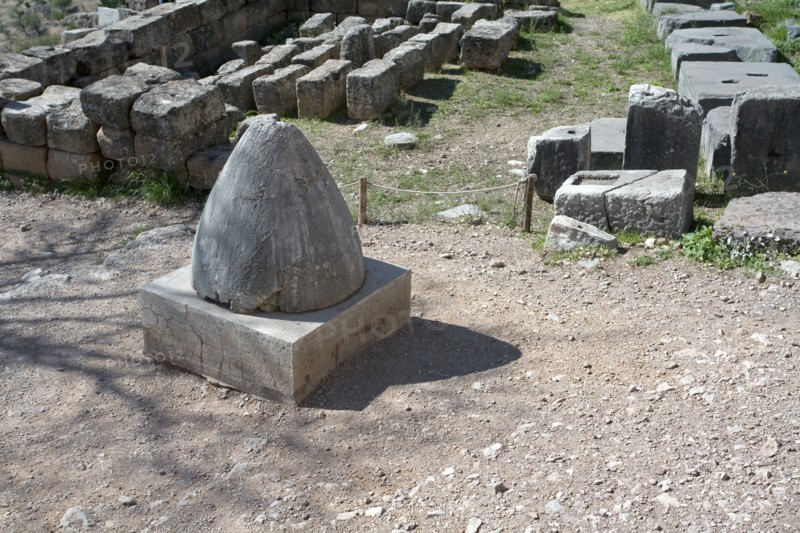 A naval stone, Delphi, Greece. Artist: Samuel Magal