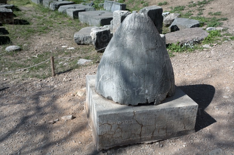 A naval stone, Delphi, Greece. Artist: Samuel Magal