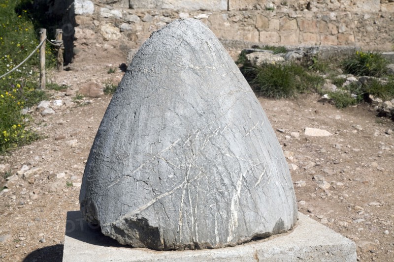 A naval stone, Delphi, Greece. Artist: Samuel Magal