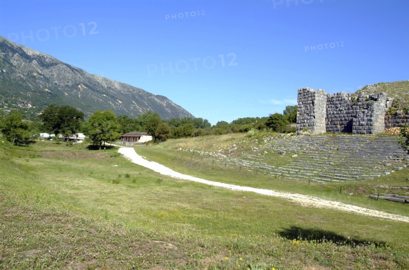 The stadium at Dodona, Greece. Artist: Samuel Magal