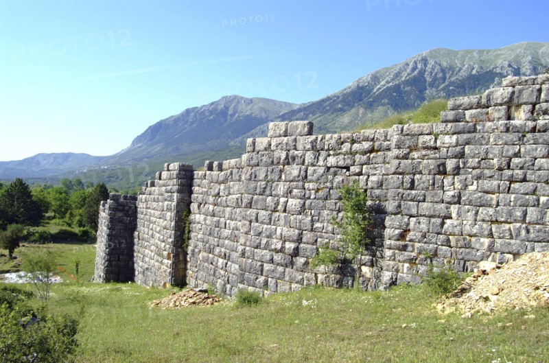 The walls of Dodona, Greece. Artist: Samuel Magal