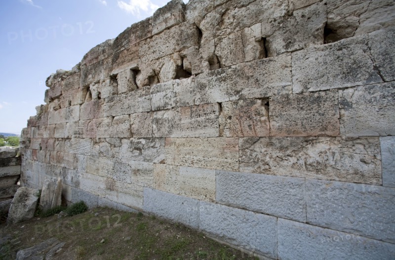 The walls of Eleusis, Greece. Artist: Samuel Magal