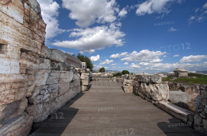 The South Gate at Eleusis, Greece. Artist: Samuel Magal