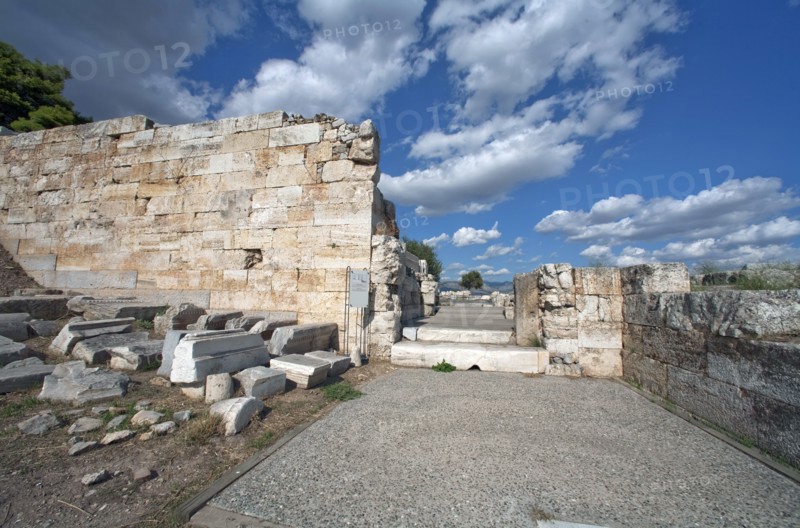 The South Gate at Eleusis, Greece. Artist: Samuel Magal