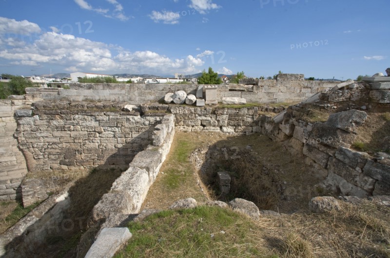 The cisterns at Eleusis, Greece. Artist: Samuel Magal