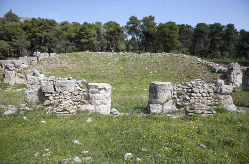 The Odeon at Epidauros, Greece. Artist: Samuel Magal