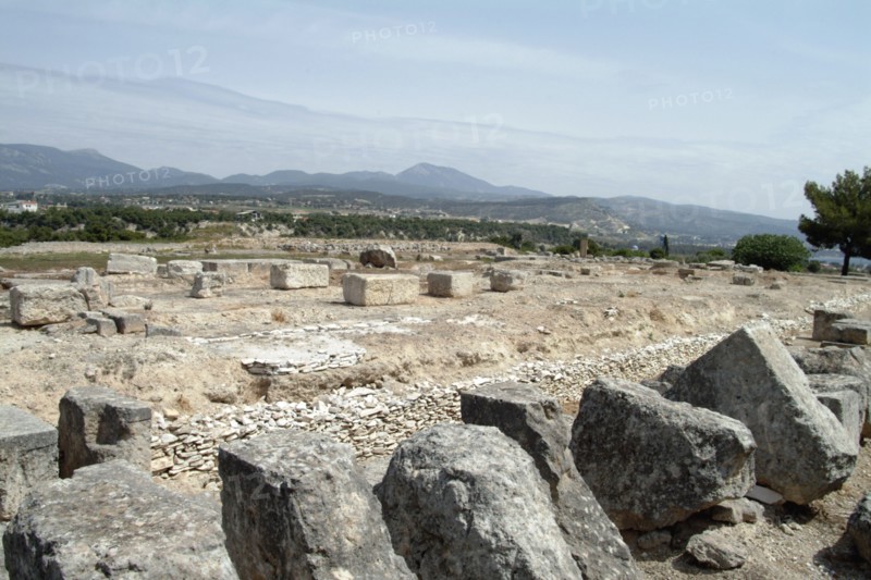 The Sanctuary of Poseidon at Isthmia, Greece. Artist: Samuel Magal