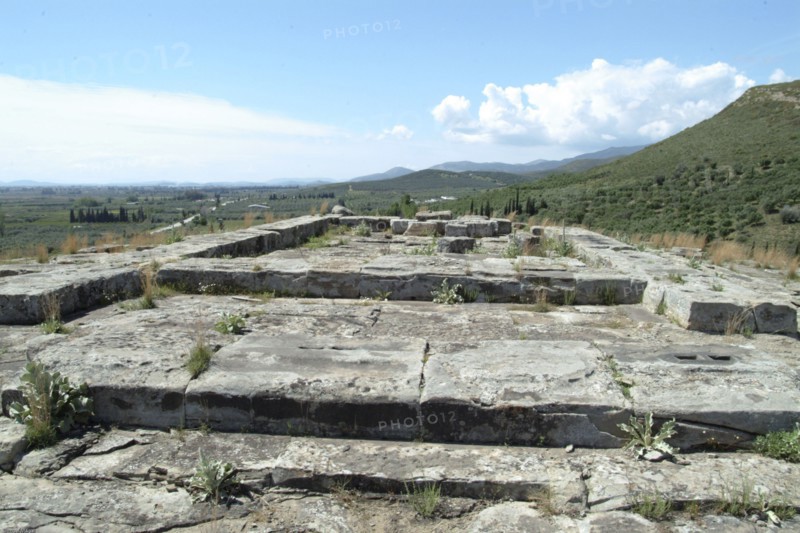 The Temple of Artemis Laphria at Kalydon, Greece. Artist: Samuel Magal