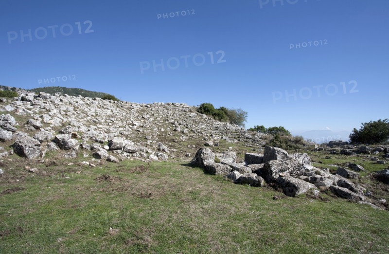 The bouleuterion at Kassope, Greece. Artist: Samuel Magal