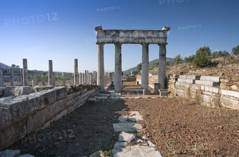 The Propylon of the gymnasium at Messene, Greece. Artist: Samuel Magal