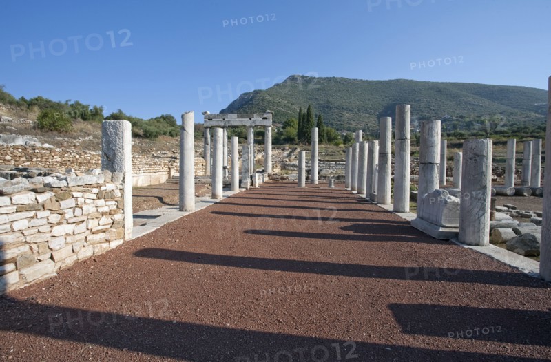 The gymnasium at Messene, Greece. Artist: Samuel Magal