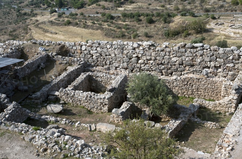 Ramp House, Mycenae, Greece.  Artist: Samuel Magal