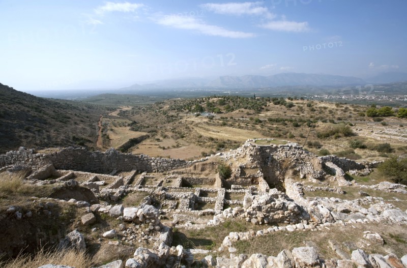 Cult Centre, Mycenae, Greece. Artist: Samuel Magal