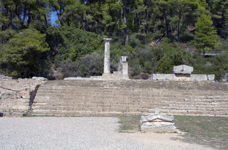 Treasuries in Olympia, Greece. Artist: Samuel Magal