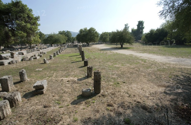 The gymnasium at Olympia, Greece. Artist: Samuel Magal