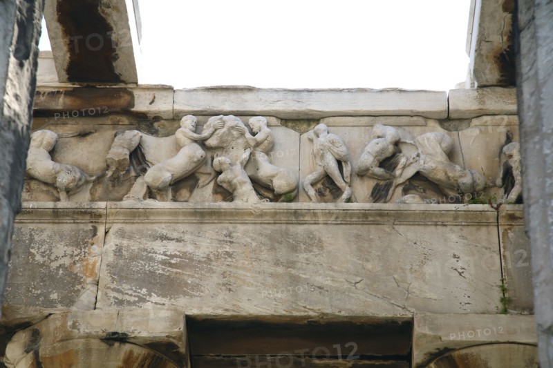 The Temple of Hephaistos in the Greek Agora in Athens, Greece. Artist: Samuel Magal