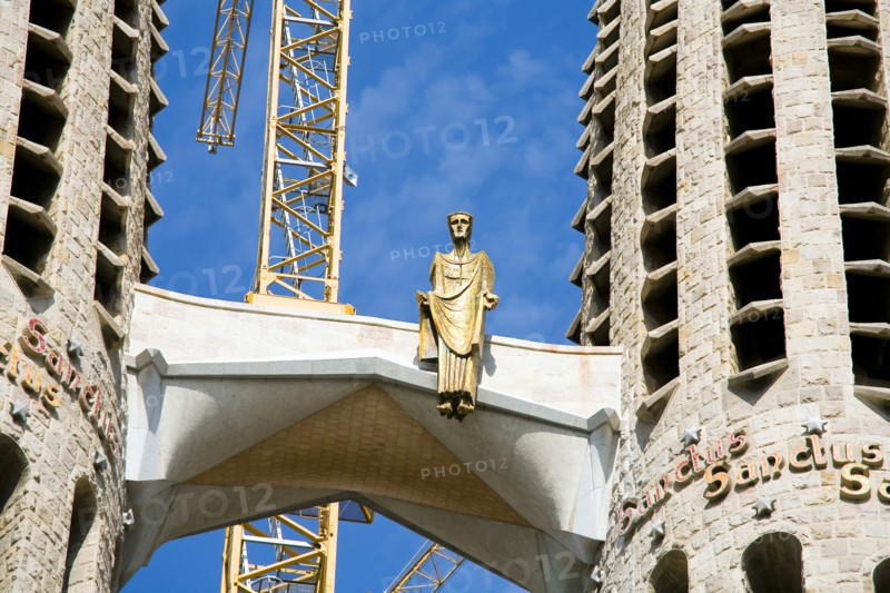 The Sagrada Familia Temple, Barcelona, Spain, 2007. Artist: Samuel Magal