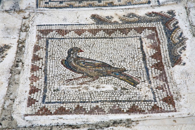 A mosaic in House 4, Italica, Spain, 2007. Artist: Samuel Magal