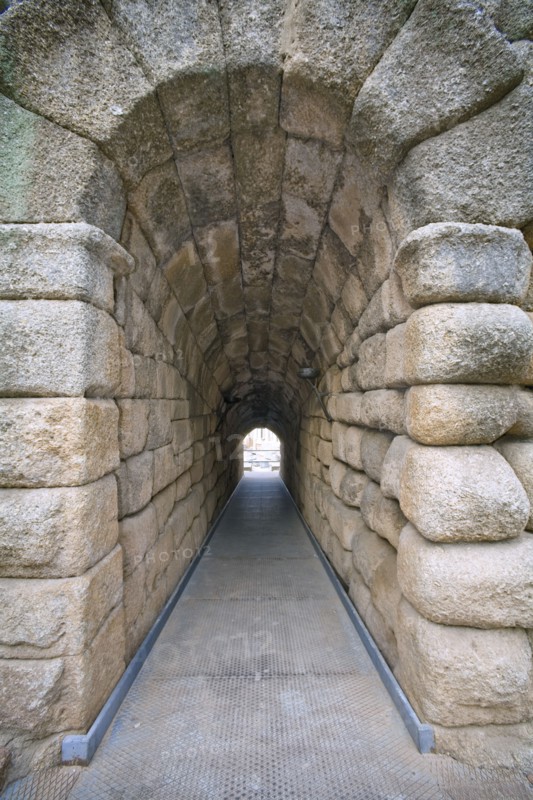 The Roman theatre in Merida, Spain, 2007 Artist: Samuel Magal