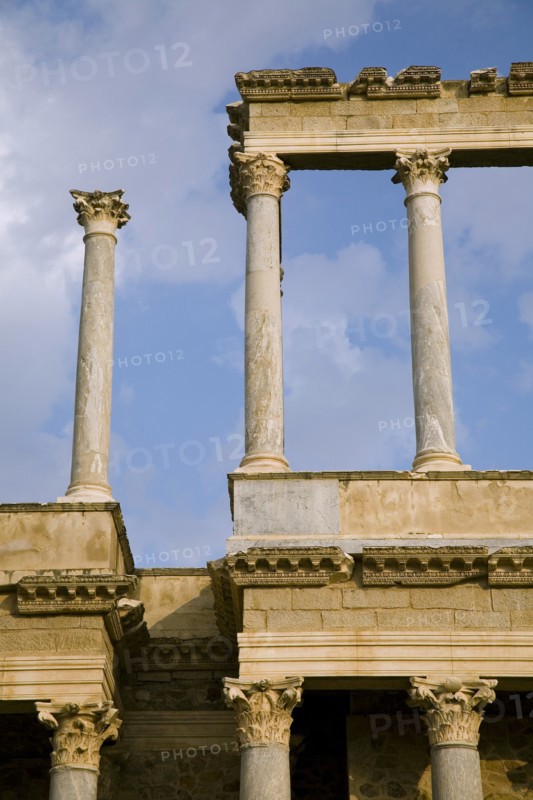 The Roman theatre in Merida, Spain, 2007 Artist: Samuel Magal