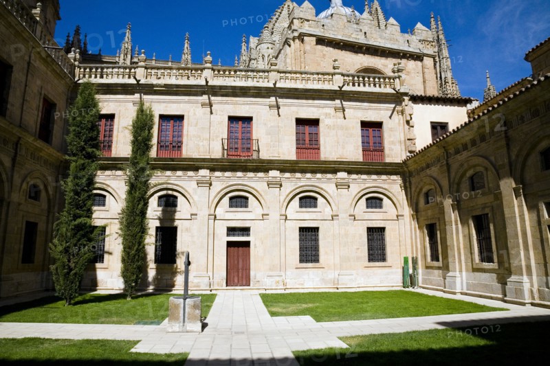 The courtyard of the Old Cathedral, Salamanca, Spain, 2007. Artist: Samuel Magal