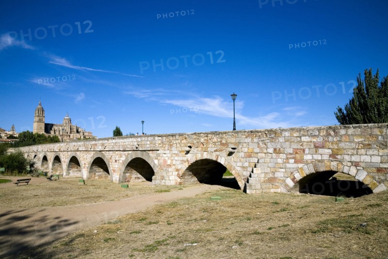 A Roman bridge in Salamanca, Spain, 2007. Artist: Samuel Magal
