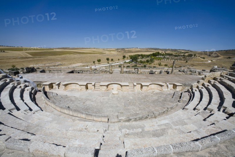 The theatre in Segobriga, Spain, 2007. Artist: Samuel Magal