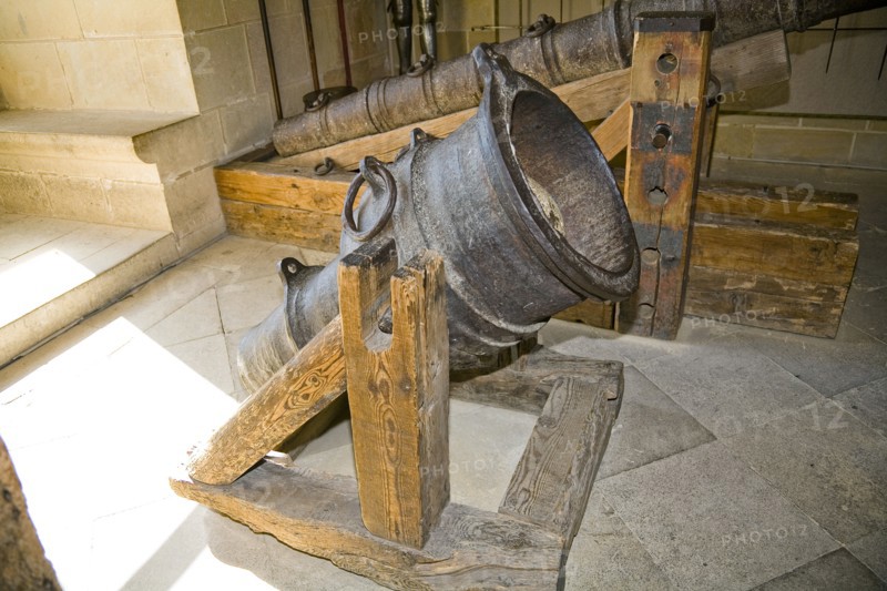 A mortar in the Royal Artillery Hall in the Alcazar of Segovia, Segovia, Spain, 2007. Artist: Samuel Magal