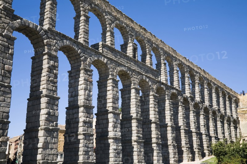 The Aqueduct of Segovia (Acueducto de Segovia), Segovia, Spain, 2007. Artist: Samuel Magal
