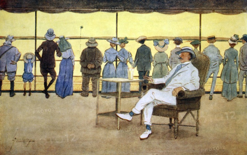 'Sun Worshippers', 1908.  Artist: Lance Thackeray
