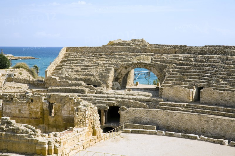 Roman amphitheatre, Tarragona, Catalonia, Spain, 2007. Artist: Samuel Magal