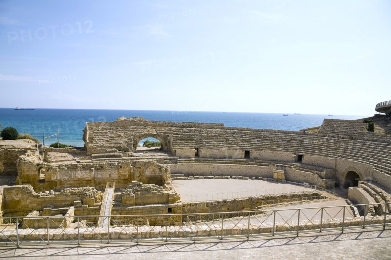 Roman amphitheatre, Tarragona, Catalonia, Spain, 2007. Artist: Samuel Magal