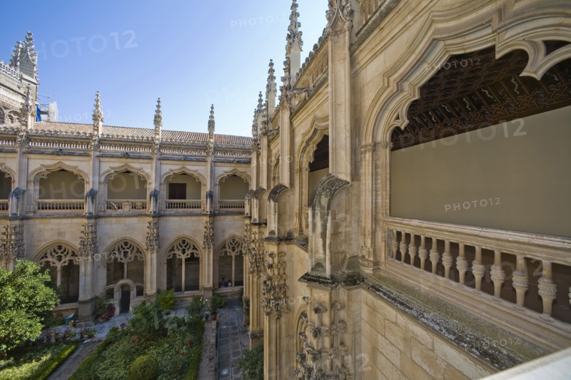 Cloisters and garden, Monastery of San Juan de los Reyes, Toledo, Spain, 2007. Artist: Samuel Magal