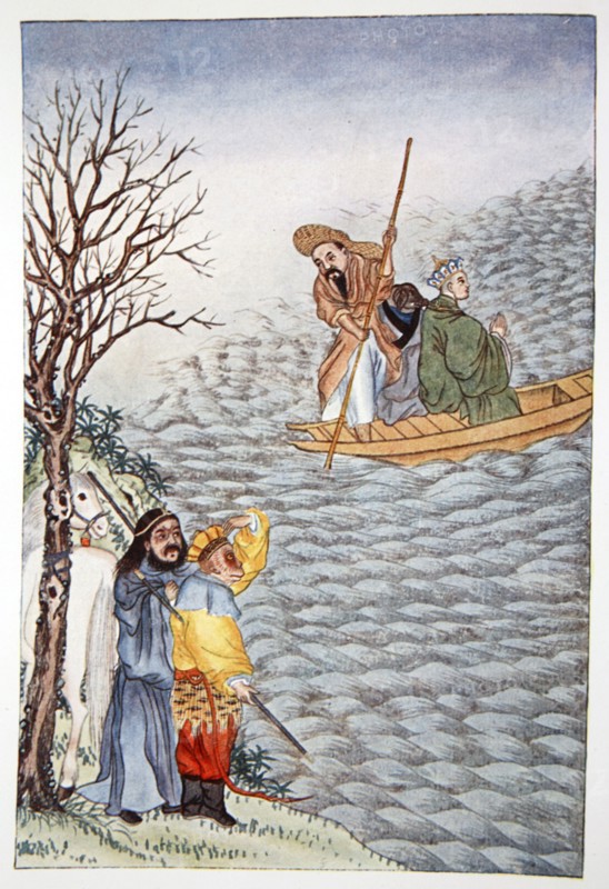 'The Demons of Blackwater River Carry Away the Master', 1922. Artist: Unknown